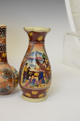 Lot 304 - Three small pairs of Oriental vases, etc