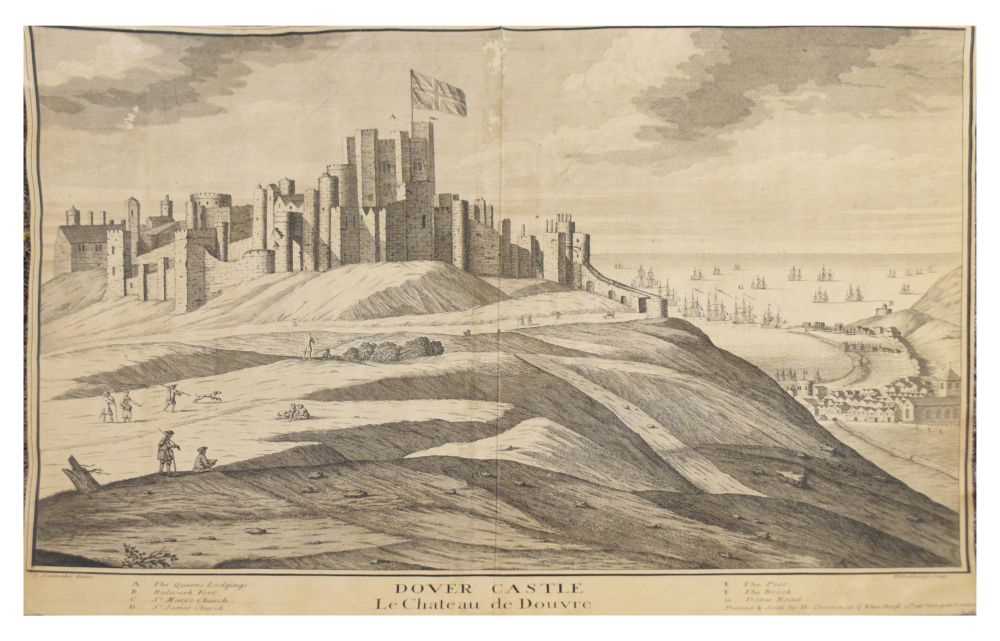 Lot 730 - Isaac Sailmaker - engraving of Dover Castle