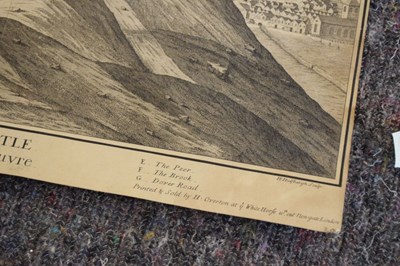 Lot 730 - Isaac Sailmaker - engraving of Dover Castle