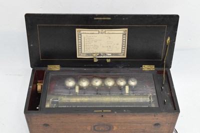 Lot 235 - 19th century inlaid rosewood musical box