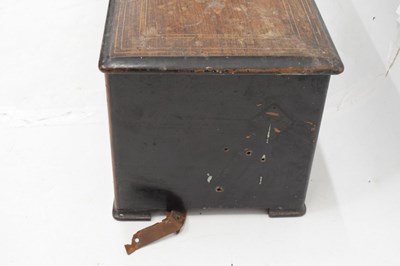 Lot 235 - 19th century inlaid rosewood musical box