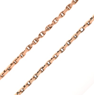 Lot 63 - Rose gold coloured necklace