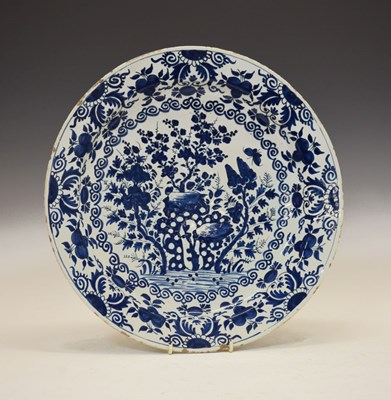 Lot 288 - 18th century Delftware shallow dish