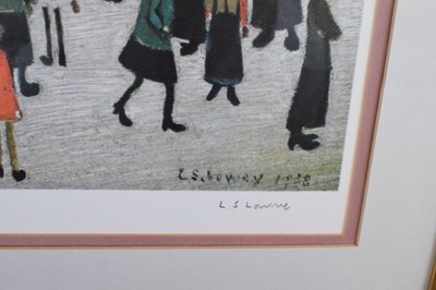 Lot 391 - After Lawrence Stephen Lowry - Berwick upon Tweed