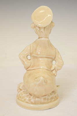 Lot 260 - Rare Temuka Ware (New Zealand) 'Sailor Duck' / Donald Duck ceramic figure