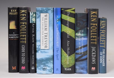 Lot 330 - First and early editions of best-selling works by Alan Hollinghurst, William Trevor, and Ken Follett