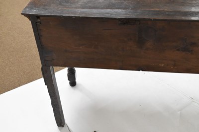 Lot 475 - Mid 18th century oak low dresser
