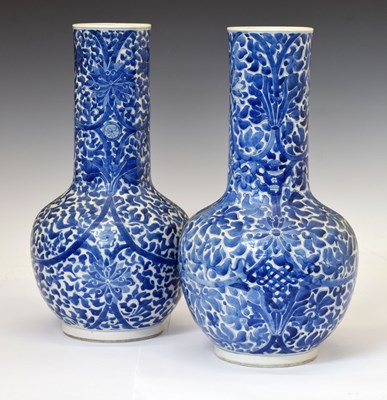 Lot 229 - Pair of early to mid 19th century Chinese porcelain vases