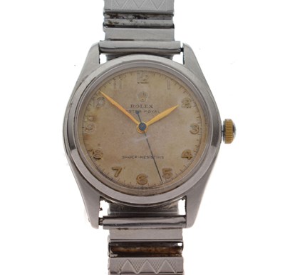 Lot 106 - Rolex  - Gentleman's Oyster Royal stainless steel wristwatch, ref.6144