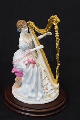 Lot 282 - Royal Worcester - Limited edition porcelain figure from The Graceful Arts series - ‘Music’