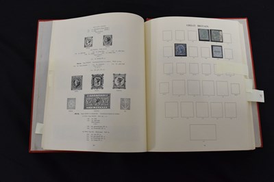 Lot 174 - Three Winsor albums of GB postage  stamps and an album of Queen Victoria envelope covers
