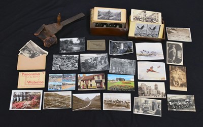 Lot 179 - Collection of stereo cards and postcards