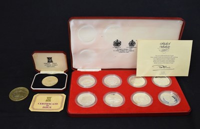 Lot 165 - Spink & Sons set of eight Elizabeth II Silver Jubilee silver coin set