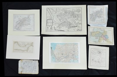 Lot 354 - Quantity of maps to include Robert Morden 'The County of Monmouth', etc