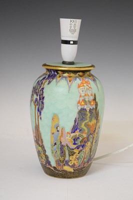 Lot 275 - Crown Devon lamp base
