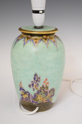 Lot 275 - Crown Devon lamp base
