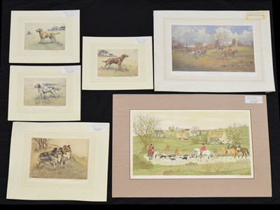 Lot 362 - Collection of hunting prints, signed limited editions, etc