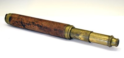 Lot 136 - Early Victorian two-draw telescope