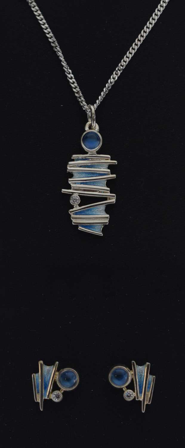 Lot 70 - Sheila Fleet (Orkney) 'Moonlight' silver and