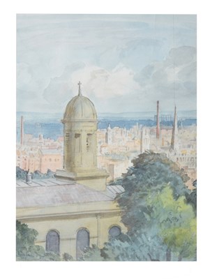 Lot 440 - Cecil Kennedy (1898-1968) - Watercolour - 'From St. George's Chapel, Bristol'