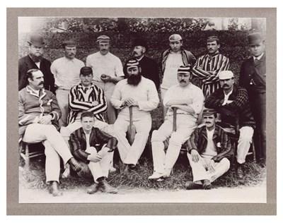 Lot 124 - W. G. Grace 1889 cricket photograph