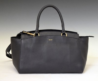 Lot 218 - Paul Costelloe - Lady's navy blue leather handbag