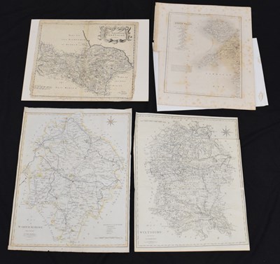 Lot 341 - Quantity of unframed maps