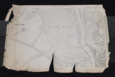 Lot 345 - Quantity of early to mid 20th century ordnance survey maps