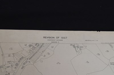 Lot 398 - Quantity of approximately 25 early to mid 20th century ordnance survey maps