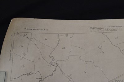 Lot 398 - Quantity of approximately 25 early to mid 20th century ordnance survey maps