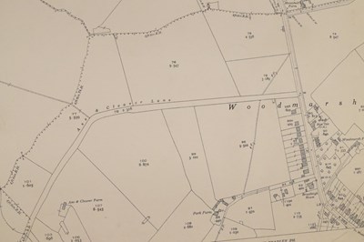 Lot 398 - Quantity of approximately 25 early to mid 20th century ordnance survey maps