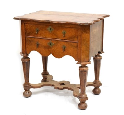 Lot 425 - 18th century Dutch walnut side table