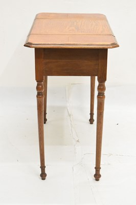 Lot 504 - Early 20th century Britisher oak metamorphic writing table/desk