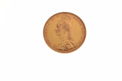 Lot 156 - Queen Victoria gold sovereign 1891