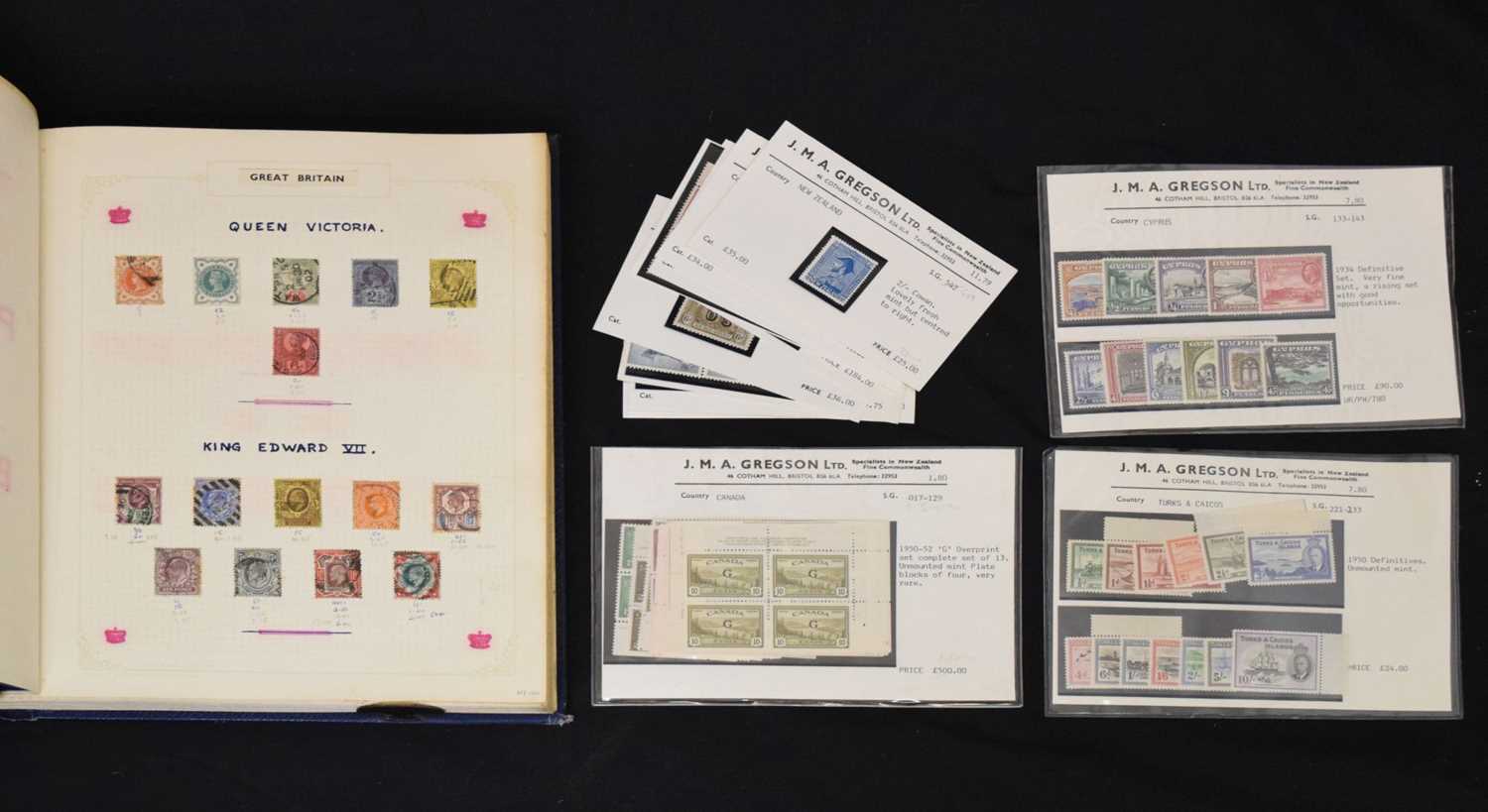 Lot 167 Album of GB and Commonwealth stamps and a