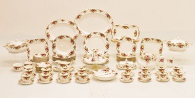 Lot 339 - Large quantity of approximately one hundred pieces of Royal Albert Old Country Roses