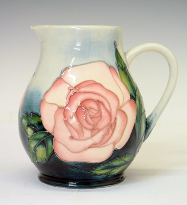 Lot 314 - Moorcroft Pottery - Collectors Club 'Pink Roses' pattern jug