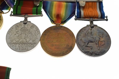 Lot 279 - British First World War medals