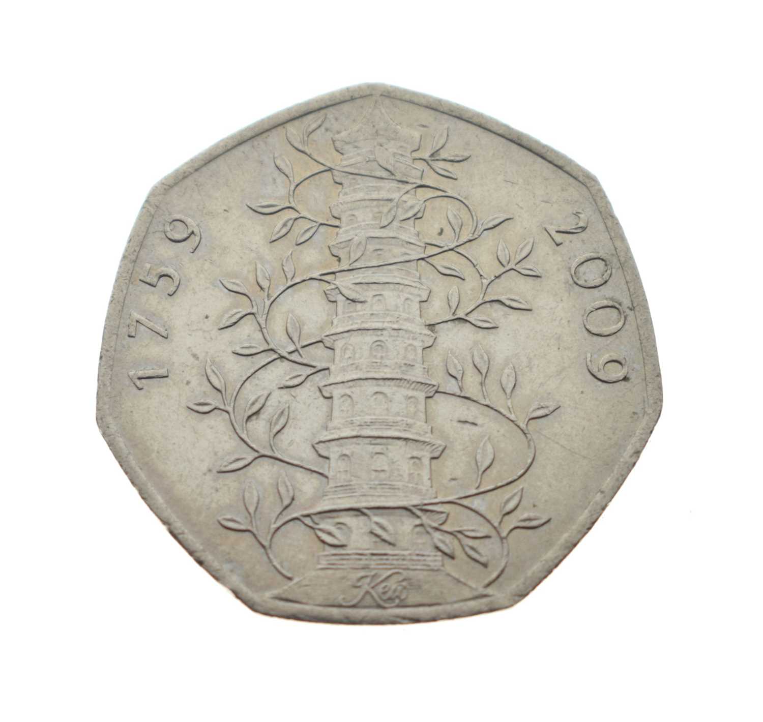 Lot 155 - Royal Mint 2009 'Kew Gardens' 50p coin