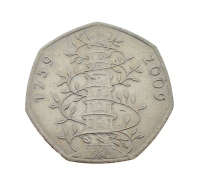 Lot 155 - Royal Mint 2009 'Kew Gardens' 50p coin