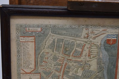 Lot 278 - Speed (John), 17th century hand coloured engraved map of Somerset-Shire