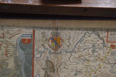 Lot 278 - Speed (John), 17th century hand coloured engraved map of Somerset-Shire