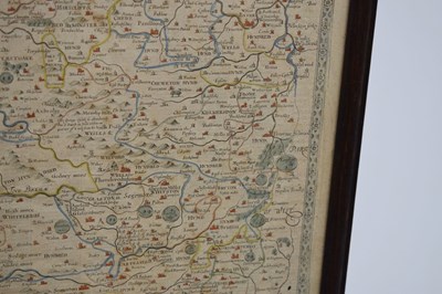 Lot 278 - Speed (John), 17th century hand coloured engraved map of Somerset-Shire