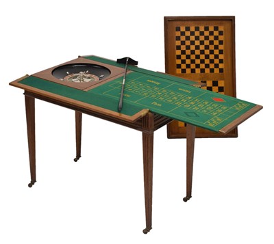 Lot 420 - Edwardian games table