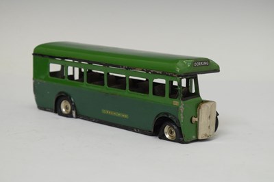 Lot 246 - Triang Minic Toys tinplate clockwork single deck bus