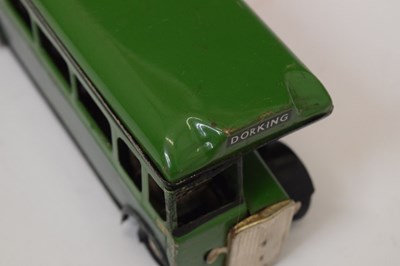 Lot 246 - Triang Minic Toys tinplate clockwork single deck bus