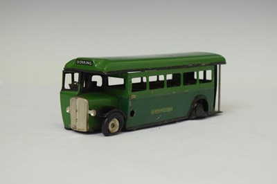 Lot 246 - Triang Minic Toys tinplate clockwork single deck bus