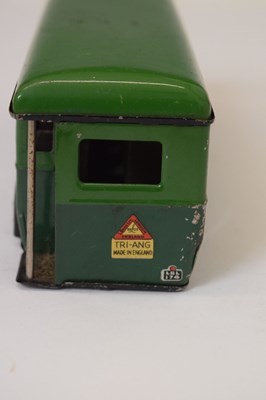 Lot 246 - Triang Minic Toys tinplate clockwork single deck bus