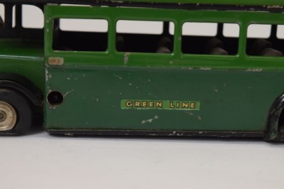 Lot 246 - Triang Minic Toys tinplate clockwork single deck bus