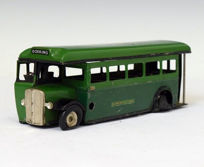 Lot 246 - Triang Minic Toys tinplate clockwork single deck bus